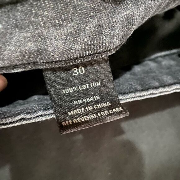 Rebel Vengeance 30 Men's Black Jeans Distressed Thrashed Grunge Indie UB1-14 - Picture 10 of 13